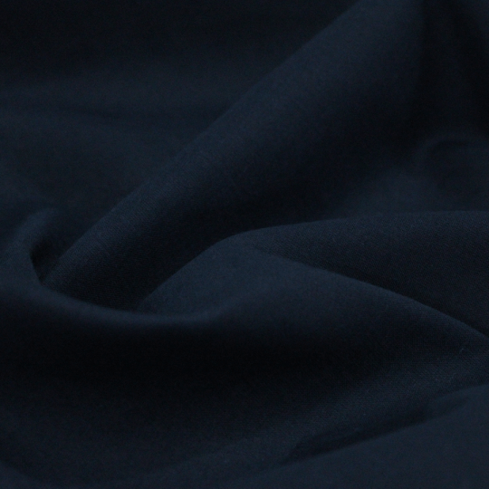 Tecido Voil de Algodão Liso - Dark Blue - 100% Algodão - Largura 1,40m