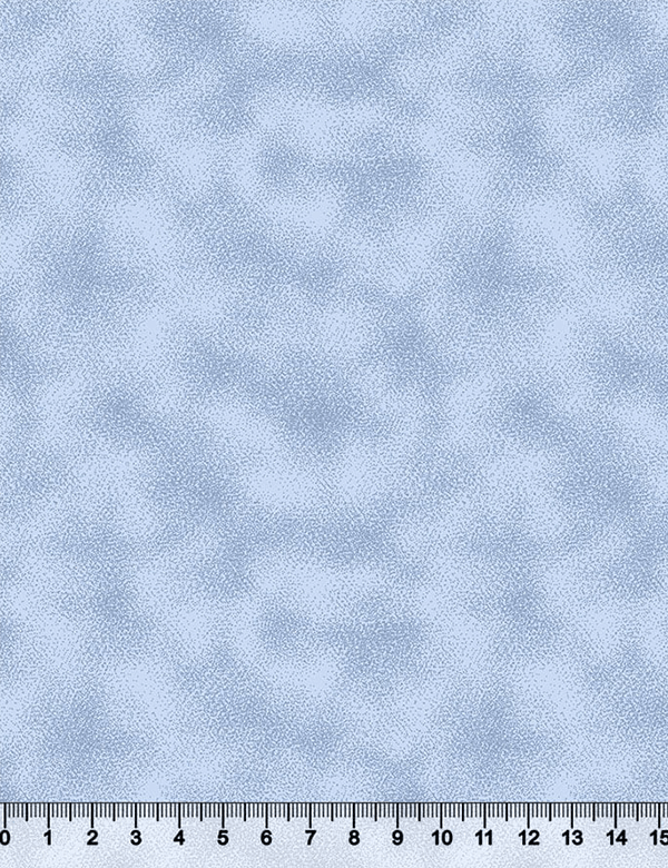 Tecido Tricoline Coleção Composê Ideal Azul Claro - Manchado/Poeirinha - 100% Algodão - Largura 1,50m 