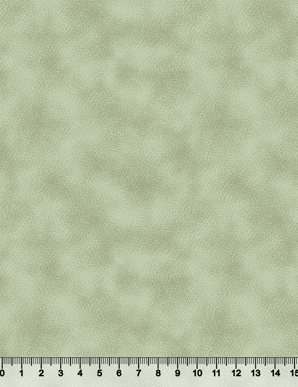 Tecido Tricoline Coleção Composê Ideal Smoke Green - Manchado/Poeirinha - 100% Algodão - Largura 1,50m