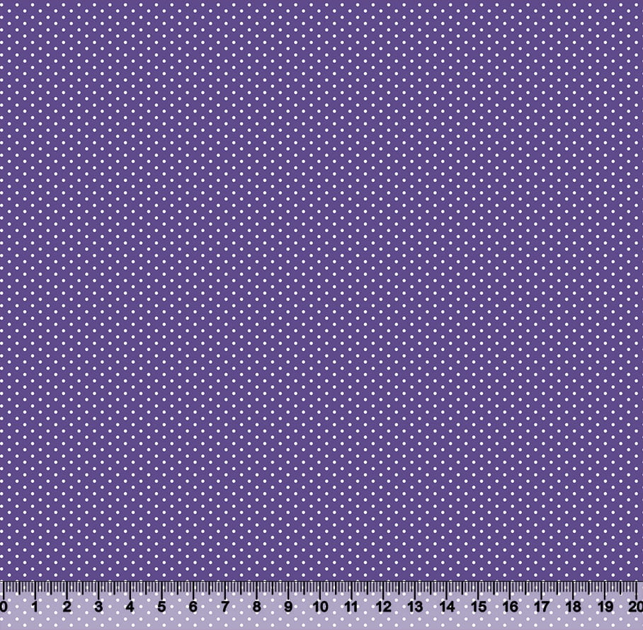 Tecido Tricoline Coleção Composê Ideal Ultravioleta - Poazinho - 100% Algodão - Largura 1,50m