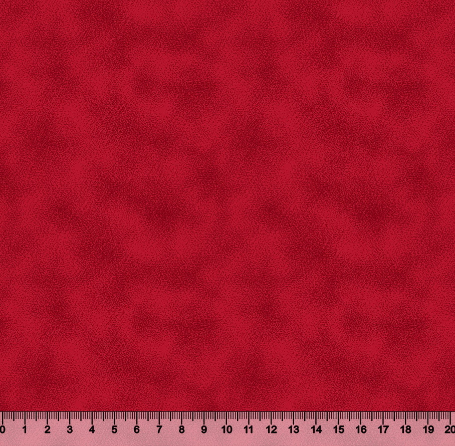 Tecido Tricoline Coleção Composê Ideal Vermelho - Manchado/Poeirinha - 100% Algodão - Largura 1,50m
