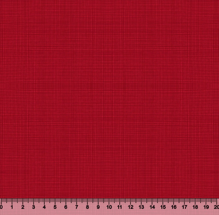 Tecido Tricoline Coleção Composê Ideal Vermelho - Riscadinho - 100% Algodão - Largura 1,50m