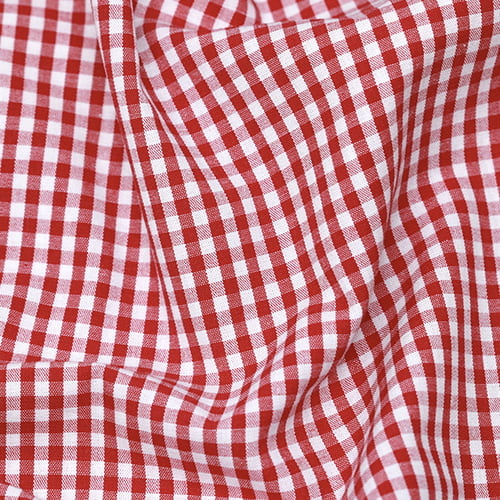 Tecido Xadrez Pequeno Vichy - vermelho – Feira dos Tecidos Online