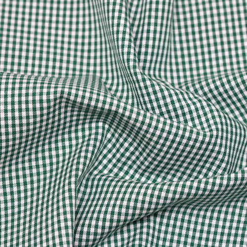 Tecido Tricoline Fio-Tinto Vichy Xadrez M - Verde Bandeira