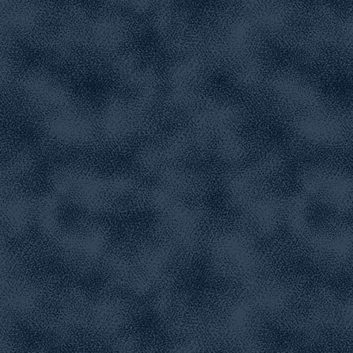 Tecido Tricoline Manchado / Poeirinha - Azul Seco - 100% Algodão - Largura: 1,50m