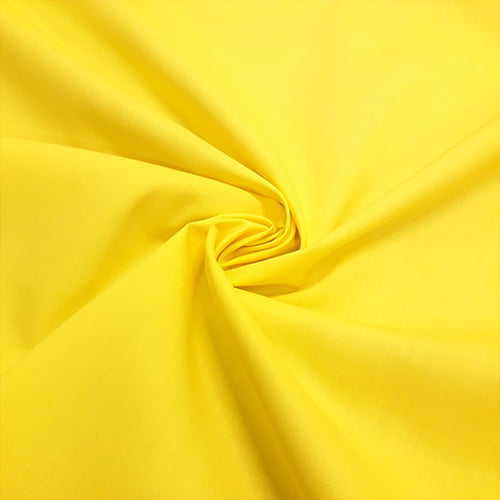 Tecido Tricoline Mista Lisa - Amarelo Acácia - 65% Poliéster 35% Algodão - Largura 1,50m