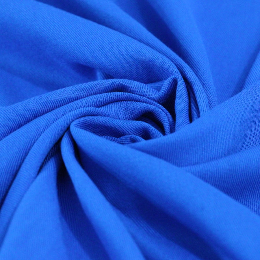 Tecido Viscose Lisa Sarjada Premium - Blue Aster - 100% Viscose - Largura 1,45m