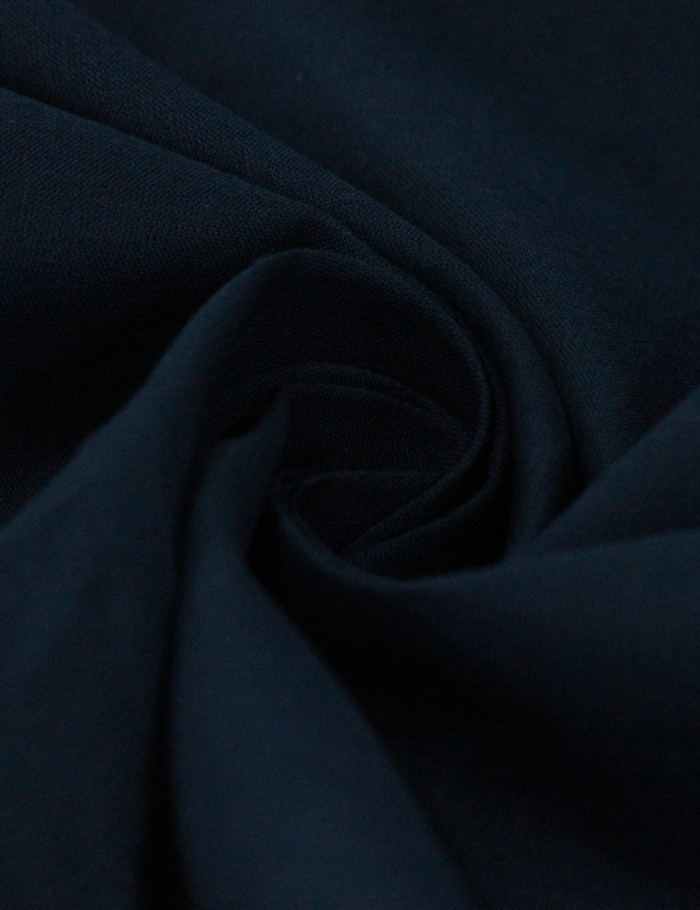 Tecido Voil de Algodão Liso - Dark Blue - 100% Algodão - Largura 1,40m